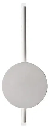 Applique JAMES in metallo 15x5 cm verniciato Bianco