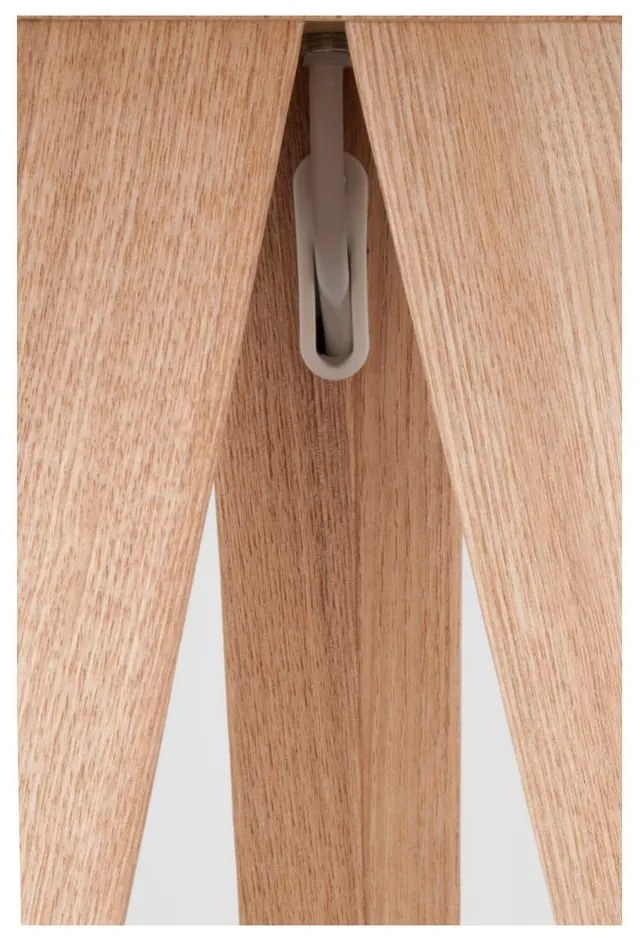 Lampada da terra bianca Tripod Wood, ø 50 cm - Zuiver