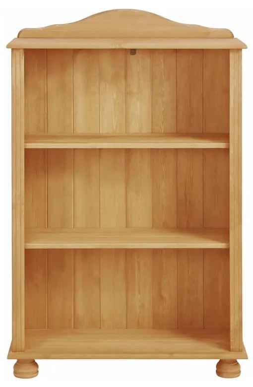 Libreria color legno naturale in legno di pino 77x116 cm Ella - Støraa