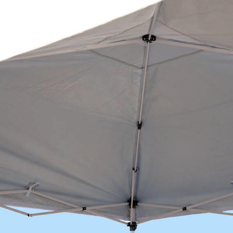 Gazebo 3x3 Bagagliaio Bianco - Bianco