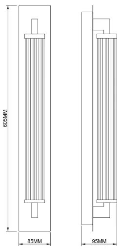 Zuma Line 003064-034744 - Lampada da parete LED DORIA LED/13W/230V oro