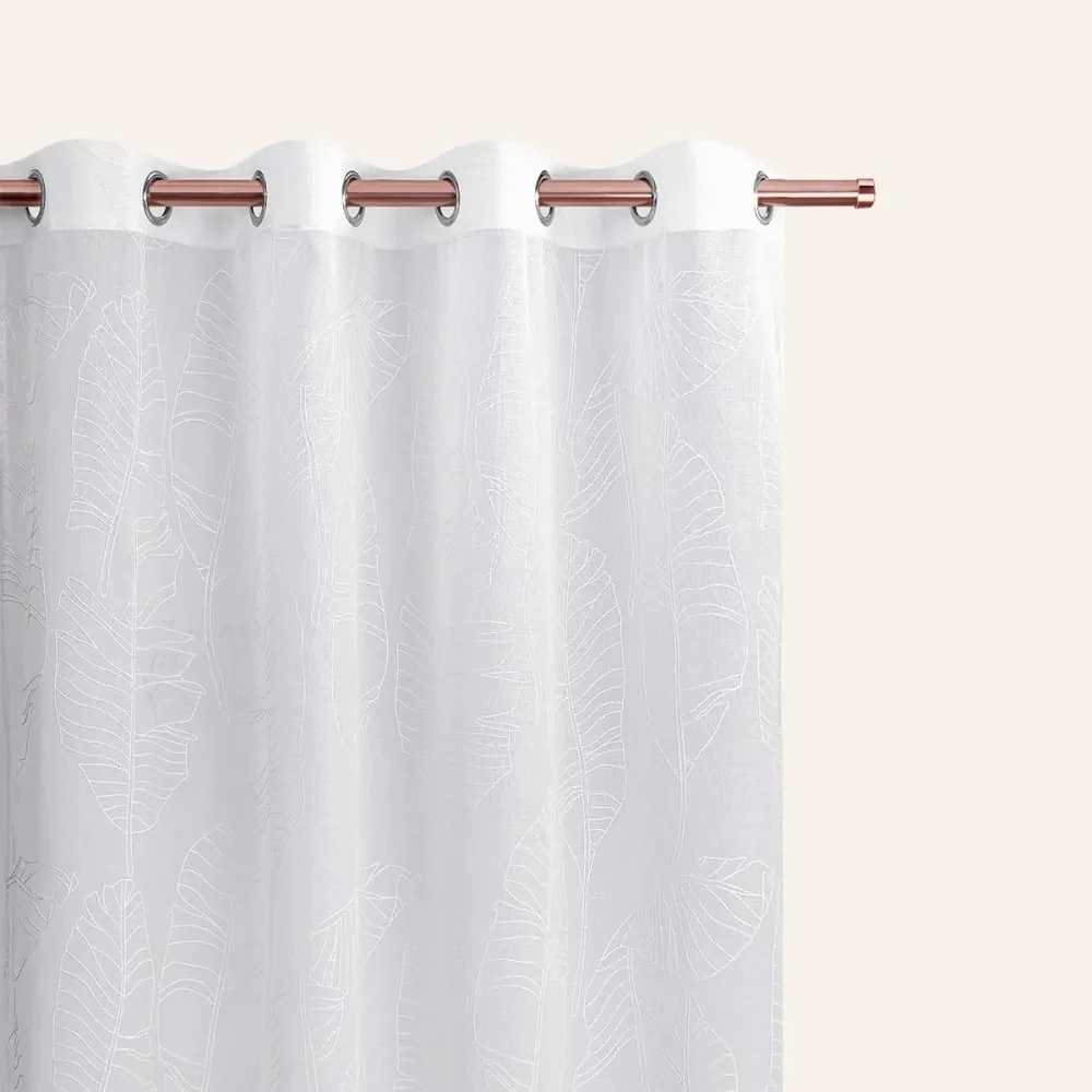 Tenda A Quadri Con Occhielli In Poliestere – 100x150 Cm, Rossa, Moderna E Semitrasparente Per Soggiorno E Camera Da Letto
