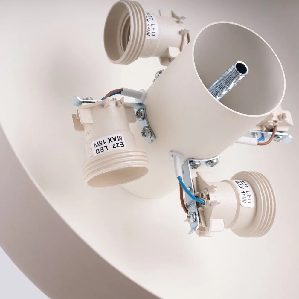 Plafoniera color crema ø 30 cm Blacko – Sollux