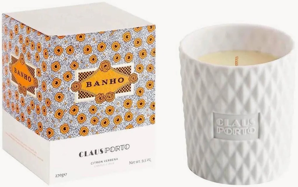 Candela profumata Banho (limone, lavanda e muschio)