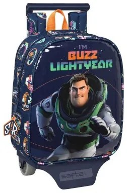 Trolley per la Scuola Buzz Lightyear Blu Marino (22 x 27 x 10 cm)