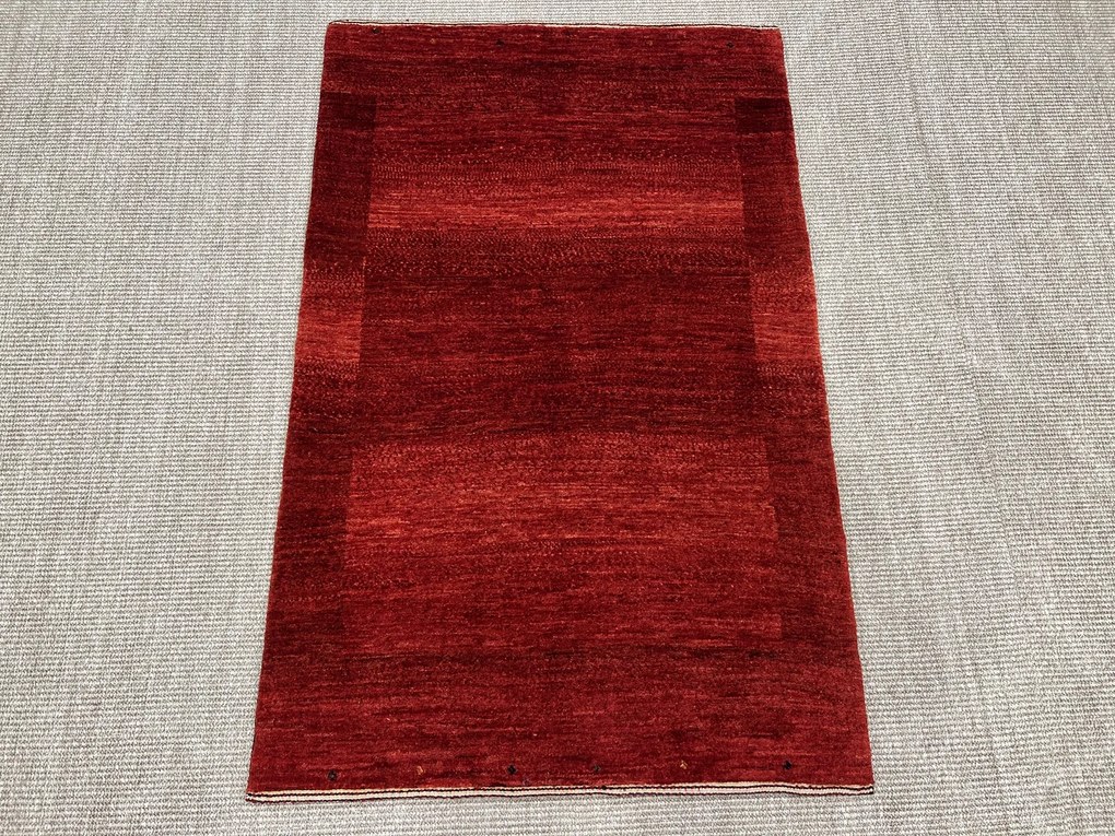 Loribaft Tappeto 80x120 Rosso (Iran) Annodato A Mano