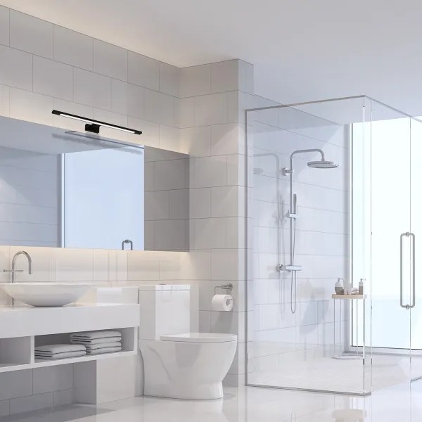 Illuminazione a LED per specchio da bagno SHINE LED/12W/230V 60 cm IP44 nero