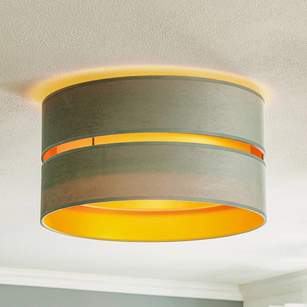 Duolla Plafoniera Golden Duo Ø 40 cm verde menta/oro