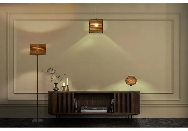 Ledvance - Lampadario a sospensione con filo DECOR CARDBOARD 1xE27/15W/230V 25x25 cm