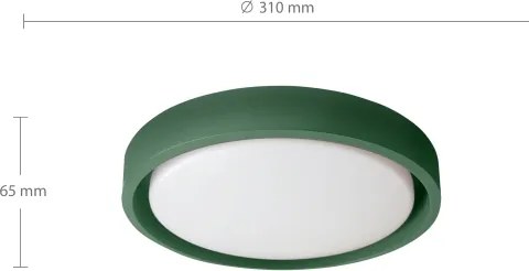 Brilagi - plafoniera LED MATTEO LED/24W/230V Ø 31 cm verde