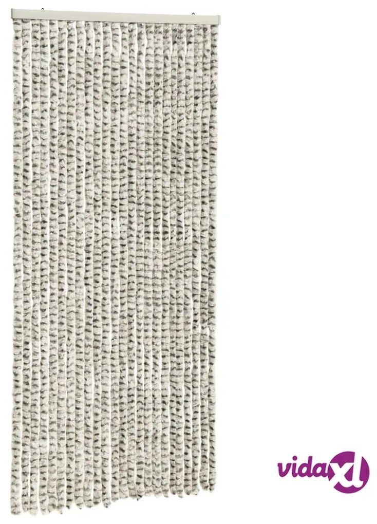 vidaXL Zanzariera Grigio Chiaro e Grigio Scuro 100x220 cm Ciniglia