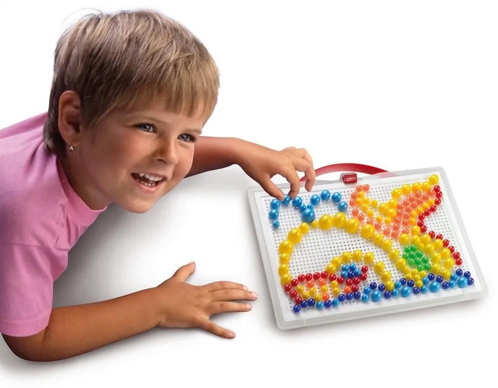 Mosaico Fantacolor Portable - 280 pezzi, 3 dimensioni di chiodini