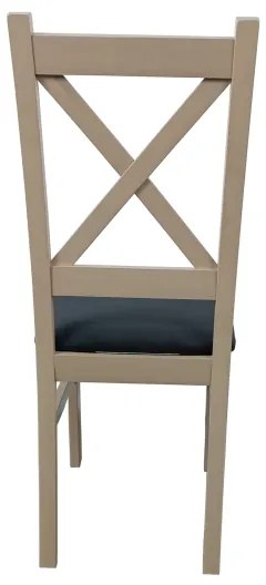 Sedia da pranzo NATE quercia sonoma/nero