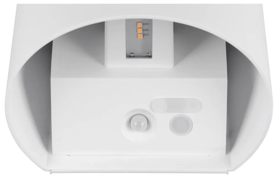 Illuminazione esterna LED con ricarica USB con sensore di movimento da parete (altezza totale 10 cm) Genie – Trio