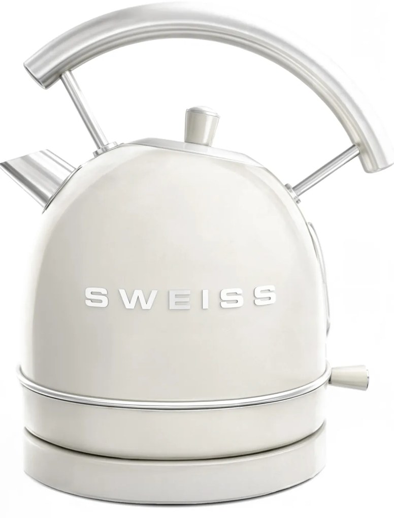 Bollitore elettrico 1,8 L vintage beige Sweiss