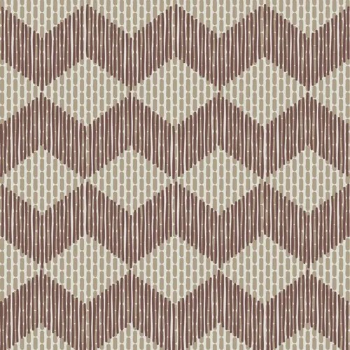 Mutina Tape Zigzag Piastrella Cm 20,5x20,5 Brown