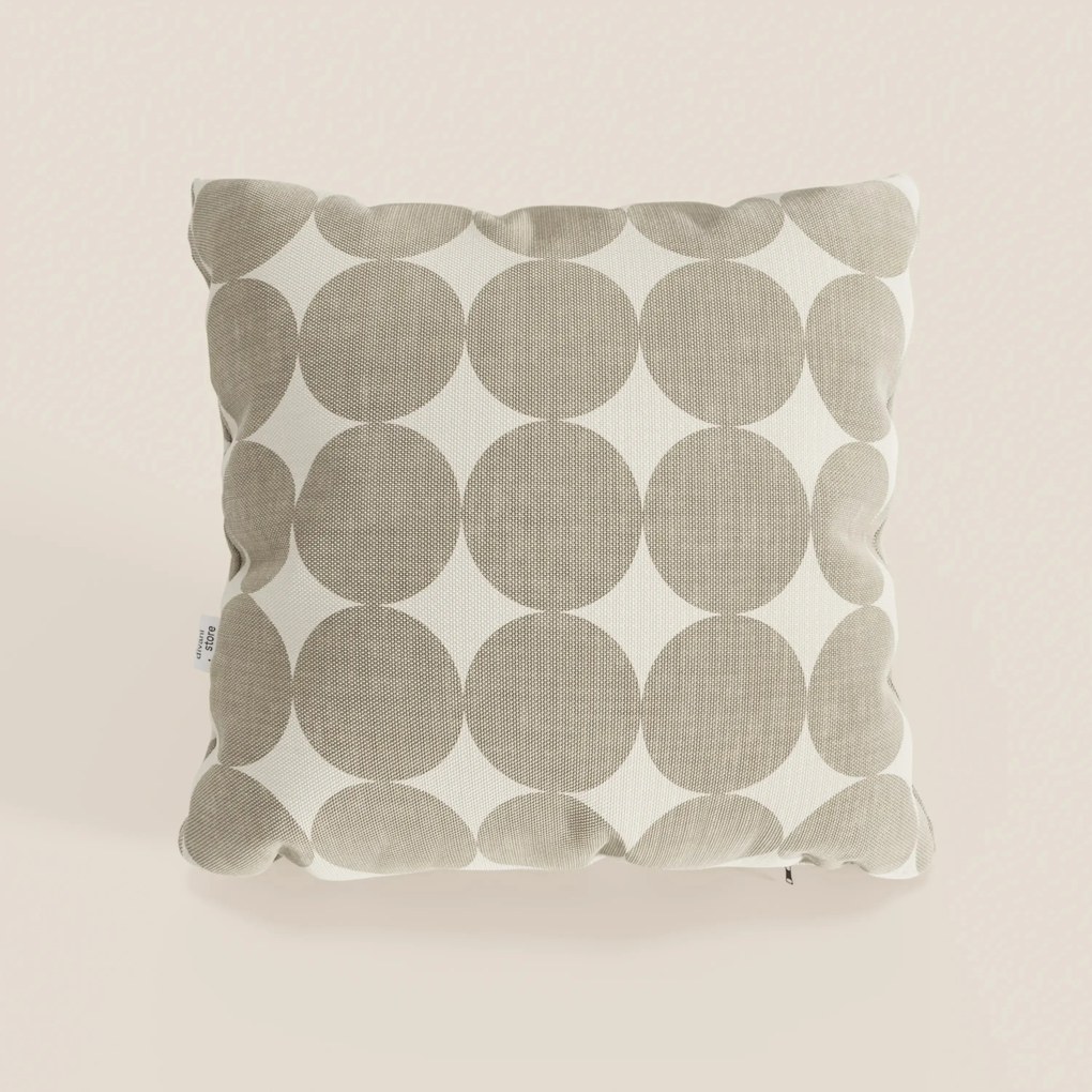 Dot cuscini geometrici disponibile in diversi colori in tessuto Idrorepellente beige