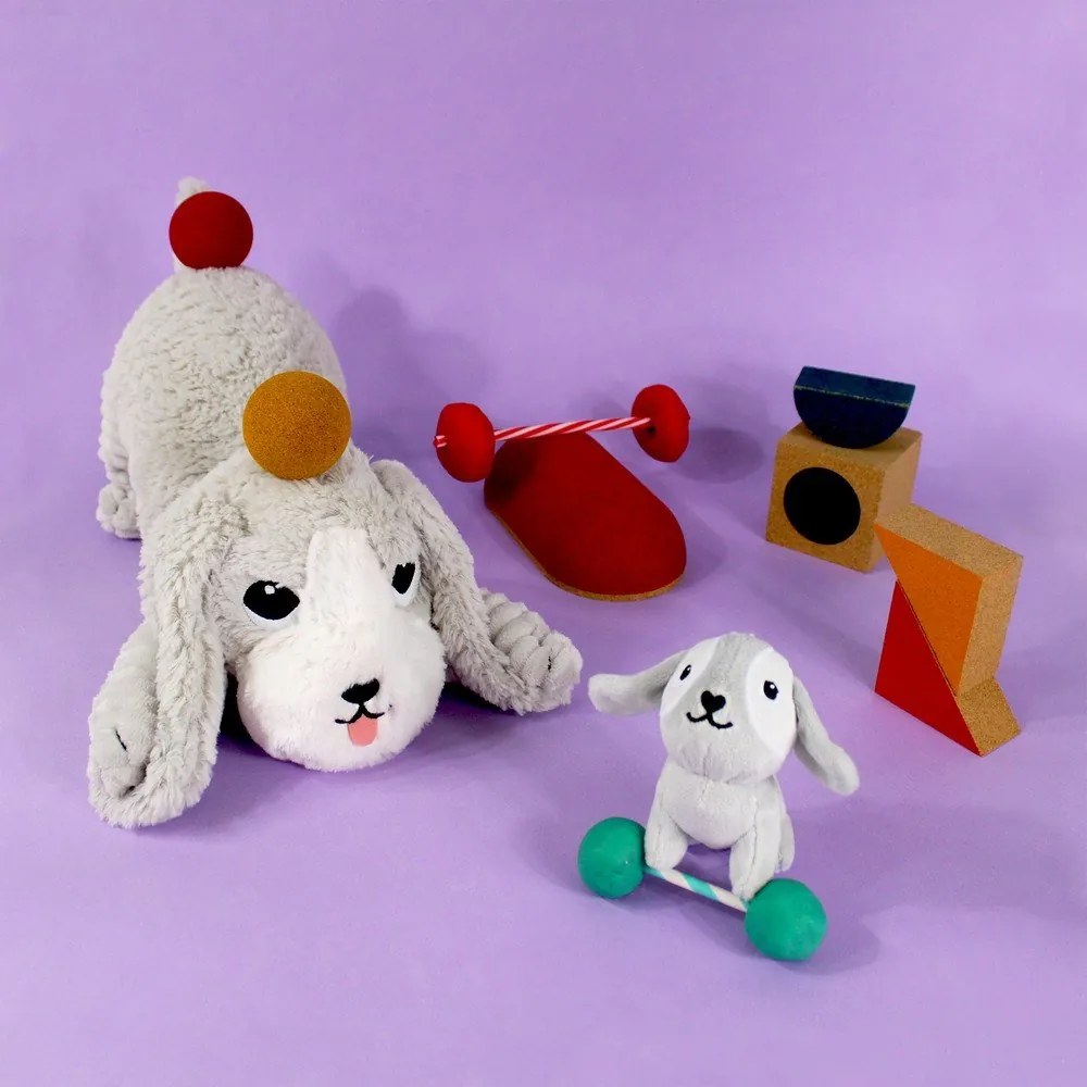 Set di peluche 2 pz Ptipotos Toutou – Les Deglingos