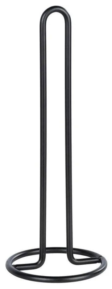 WENKO 53256100 - Porta asciugamani da cucina 12,5x32,5 cm nero