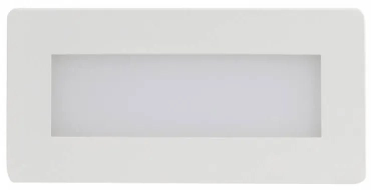 Segnapasso LED per scatola 506 da 6W IP65 - Doppia Cornice Colore Bianco Naturale 4.500K