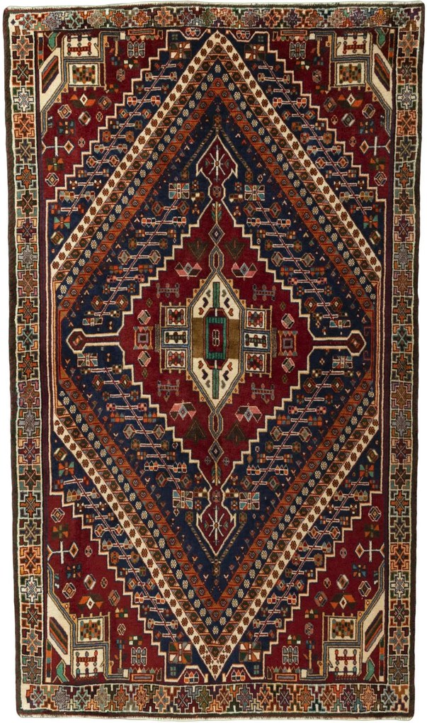Shiraz Tappeto 140x240 (Iran) Annodato A Mano
