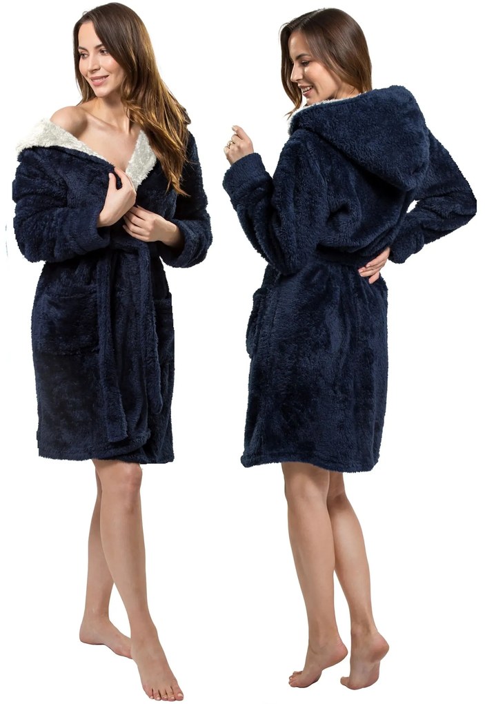 Accappatoio Jordan Powder Navy - Ecru M