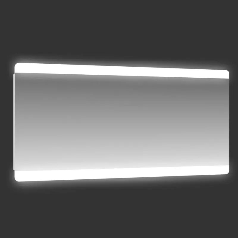 Specchio con illuminazione integrata bagno rettangolare Retroil L 175 x H 70 x P 2 cm cromato