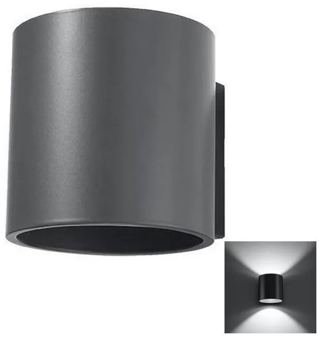 Sollux SL.0566 - Applique ORBIS 1 1xG9/40W/230V antracite