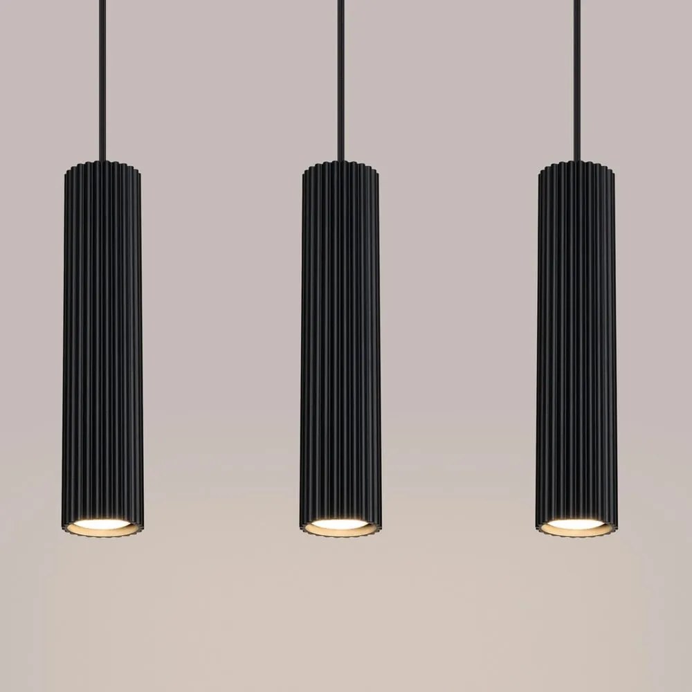 Lampadario nero Gleam – Sollux