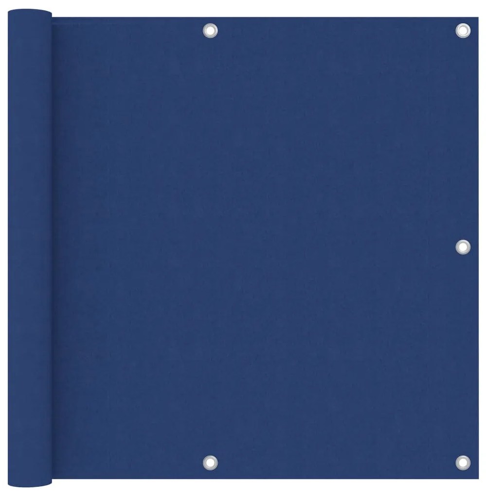 Paravento Da Balcone Blu 90x600 Cm Tessuto Oxford /