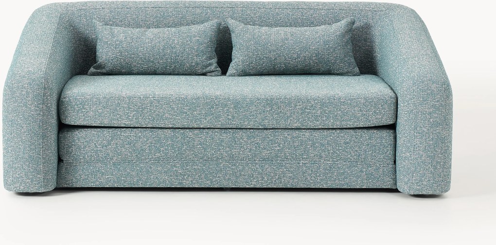 Divano letto 2 posti in bouclé Eliot