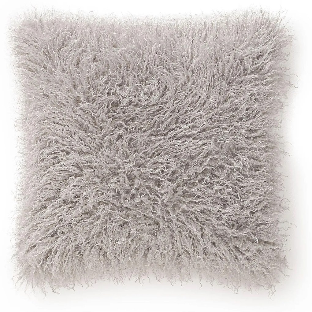 benuta Nest Copricuscino Oscar Grigio 45x45 cm - Tappeto design moderno soggiorno