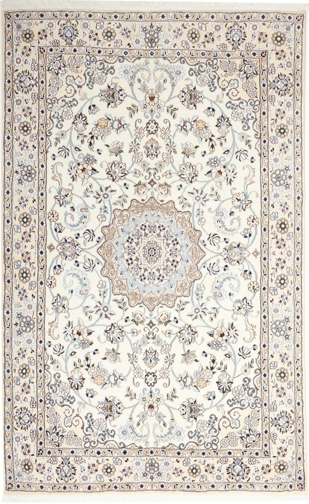 Nain Tappeto persiano 130 x 210 Beige (Iran) Annodato A Mano