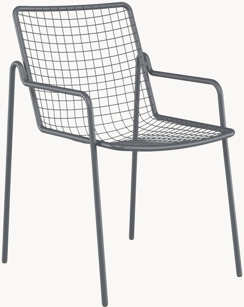 Sedia da giardino con braccioli Rio R50