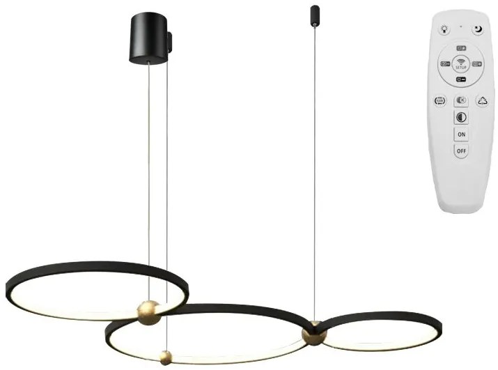 LAMPADA Black Ring 3 led + pilota APP752-30-40-50