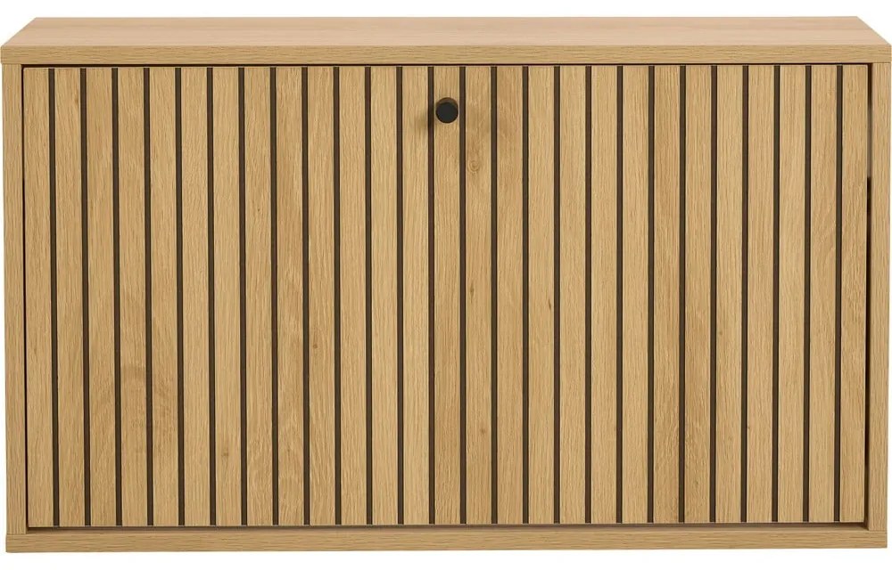 Scarpiera con anta effetto rovere in colore naturale 72x43x17 cm Albany - Actona