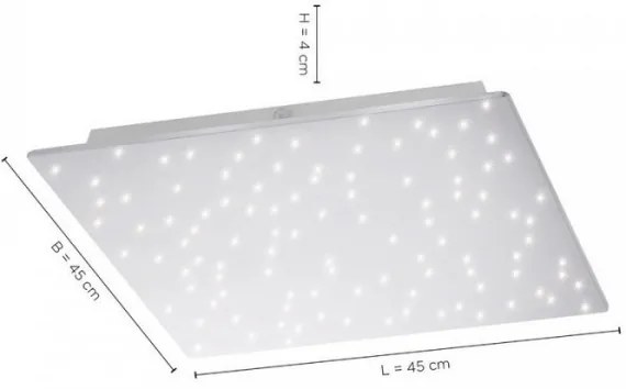 Leuchten Direkt 14671-55 - Plafoniera LED dimmerabile SPARKLE LED/18W/230V 2700-5000K + tc