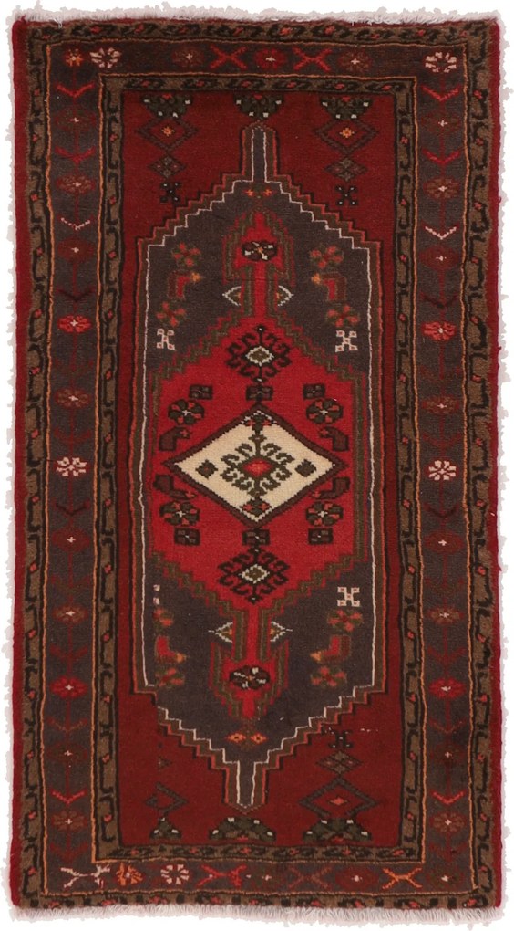 Hamedan Tappeto persiano 70x130 (Iran) Annodato A Mano