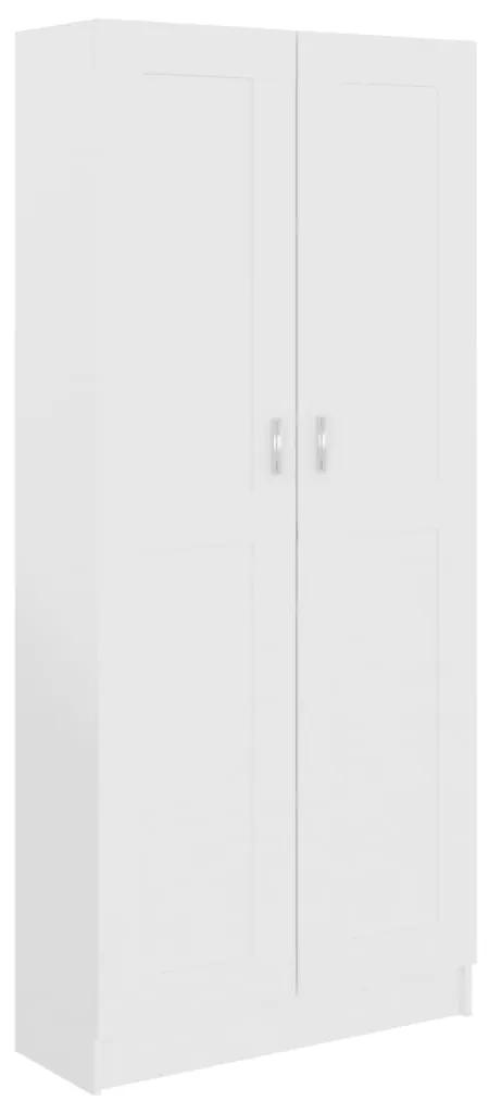 Libreria bianca 82,5x30,5x185,5 cm in truciolato