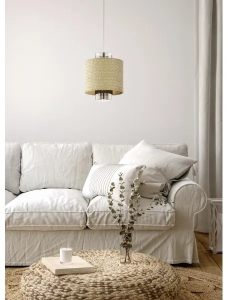 Eglo 43393 - Lampadario a sospensione con filo MEDIOUNA 1xE27/40W/230V