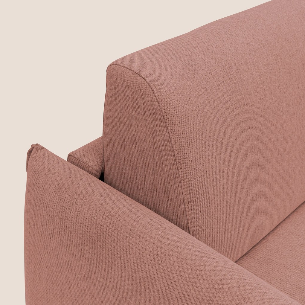 Scarlet divano letto in tessuto misto cotone impermeabile T19 salmone