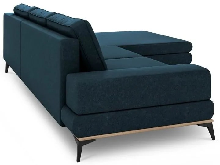 Divano letto angolare blu petrolio, angolo destro Planet - Windsor &amp; Co Sofas