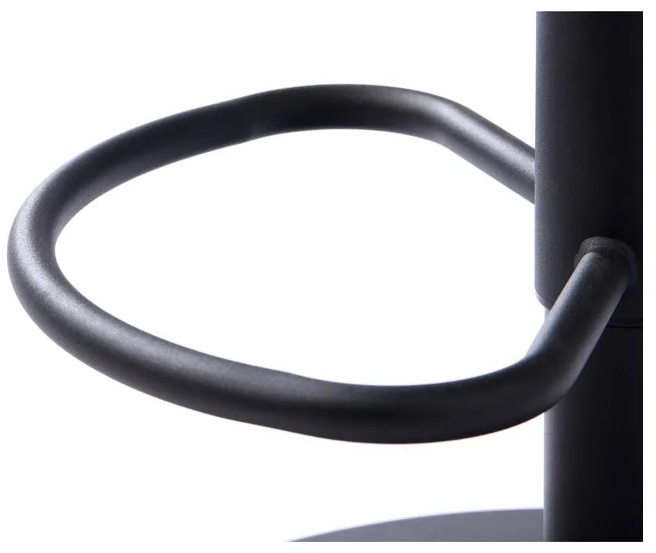 Sgabello da bar grigio scuro con altezza regolabile Nolan - Unique Furniture