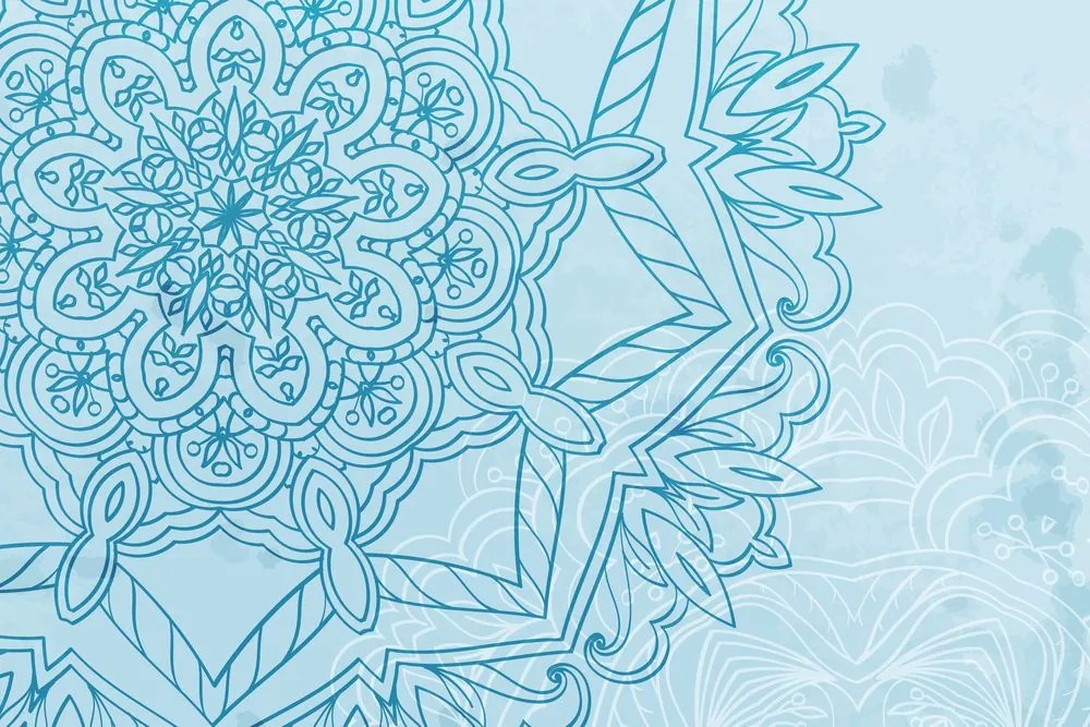 Quadro su tela – Mandala in tema invernale