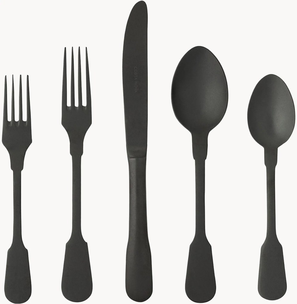 Set di 5 posate Saga