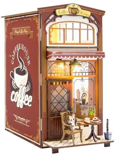 2Kids Toys - Puzzle 3D LED Fermalibri Caffè 2xAAA
