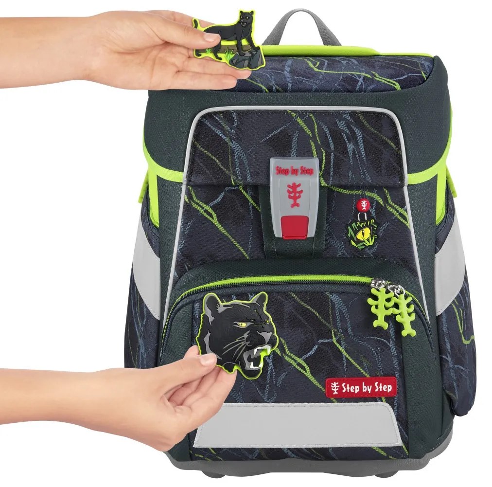 Zaino scuola SPACE - set 5 pezzi, Step by Step Danger Cat Chiko