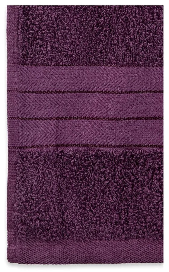 Set di 2 asciugamani in spugna di cotone bordeaux 70x140 cm - Good Morning