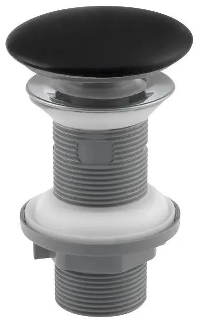 Isvea - Piletta per lavabo Ø 7,2 cm nero opaco