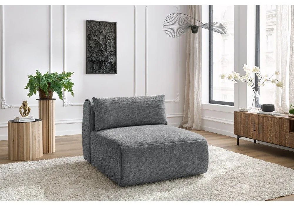 Modulo divano grigio Jeanne - Bobochic Paris